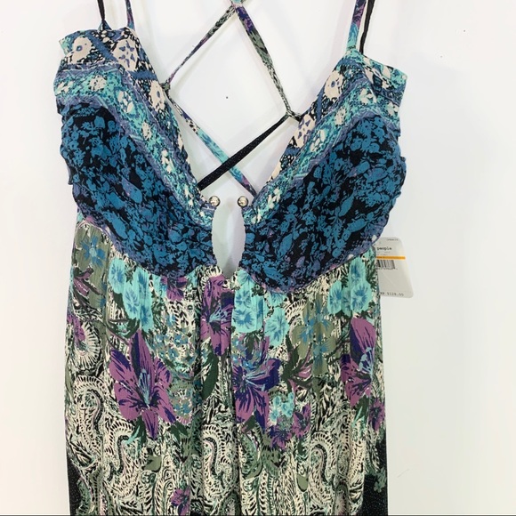 Free People Give A Little Floral Maxi Tiered Dress - Picture 12 of 16